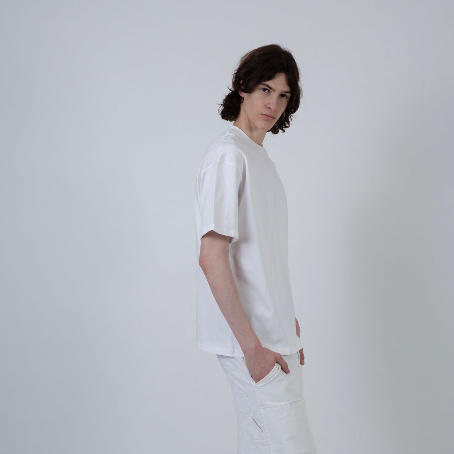 HEAVYWEIGHT ESSENTIAL COTTON TEE | WHITE