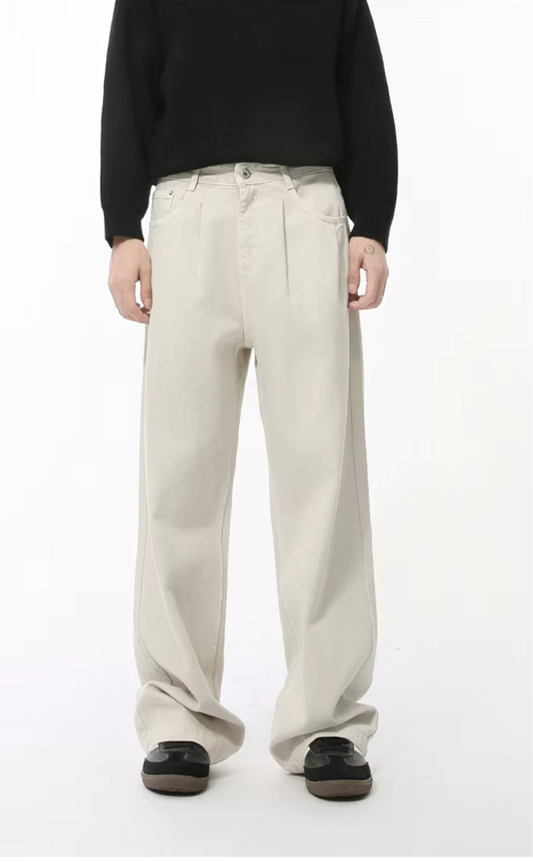 STRAIGHT CUT DENIM | WHITE