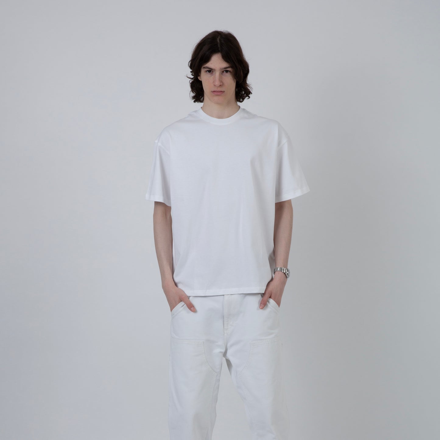 HEAVYWEIGHT ESSENTIAL COTTON TEE | WHITE