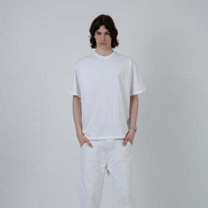 HEAVYWEIGHT ESSENTIAL COTTON TEE | WHITE