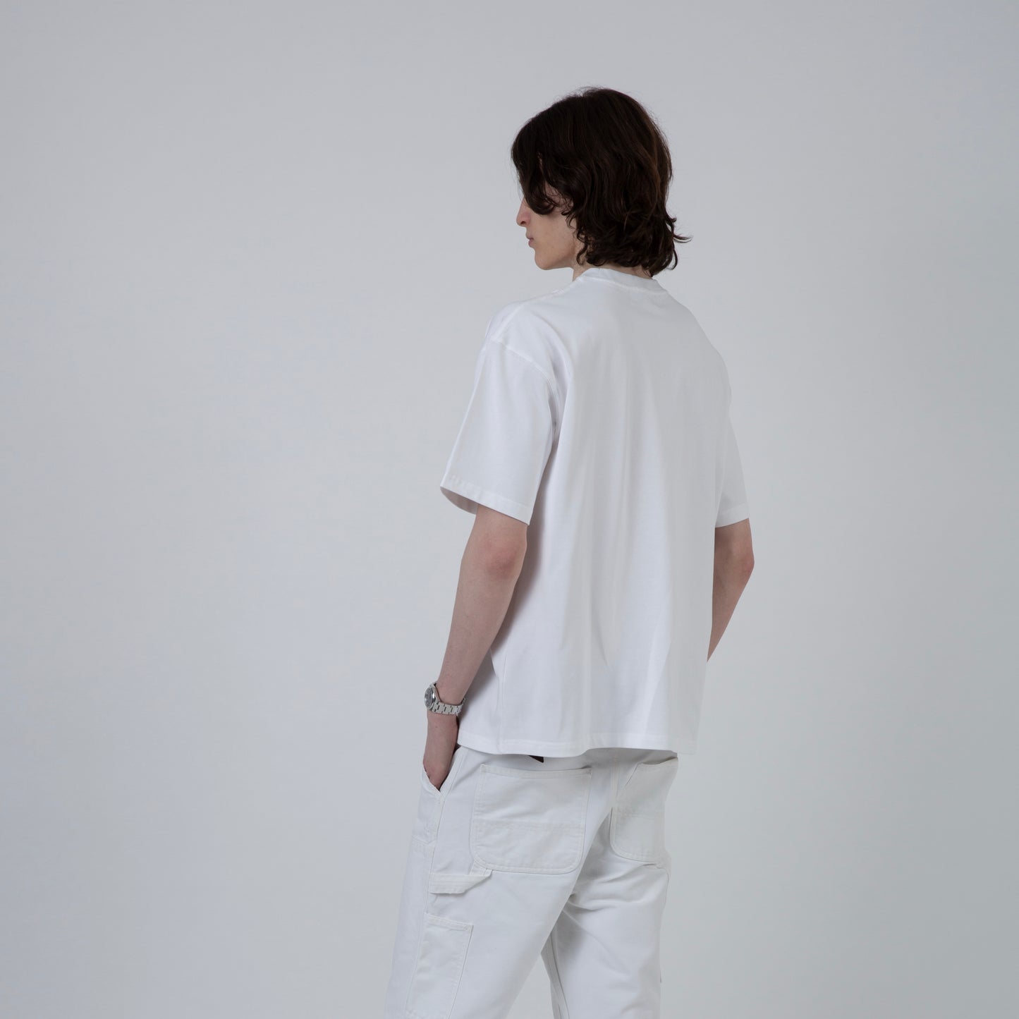 HEAVYWEIGHT ESSENTIAL COTTON TEE | WHITE