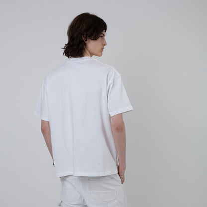 HEAVYWEIGHT ESSENTIAL COTTON TEE | WHITE