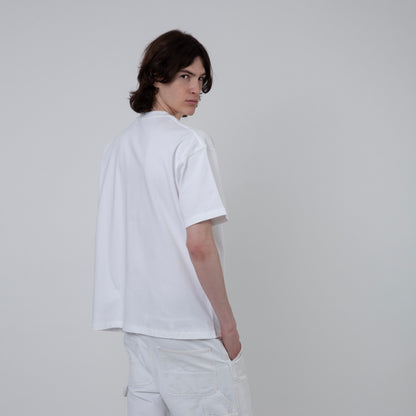 HEAVYWEIGHT ESSENTIAL COTTON TEE | WHITE