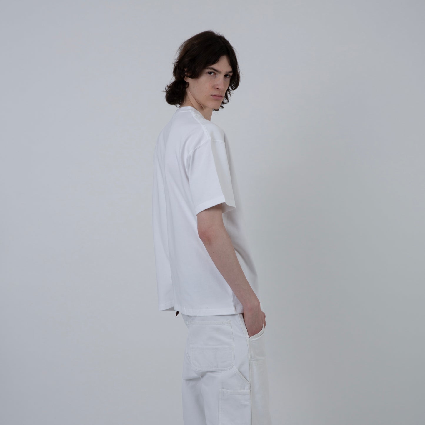 HEAVYWEIGHT ESSENTIAL COTTON TEE | WHITE