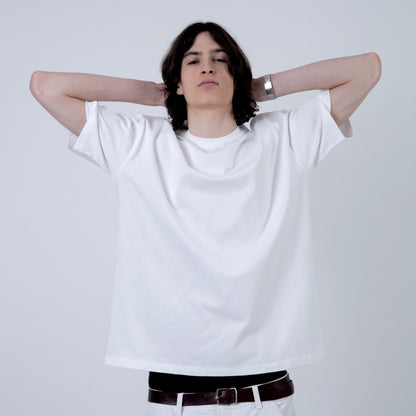 HEAVYWEIGHT ESSENTIAL COTTON TEE | WHITE