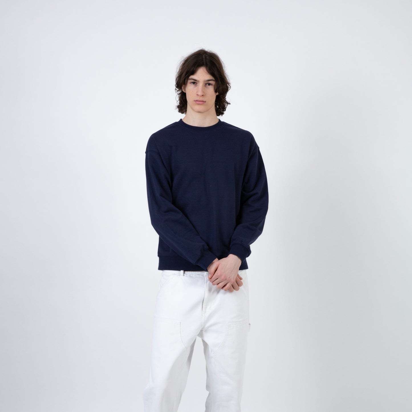 FRENCH TERRY SWEATSHIRT | NAVY