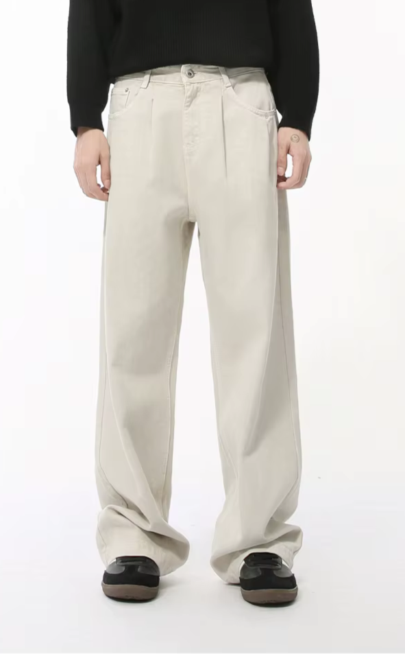 STRAIGHT CUT DENIM | WHITE