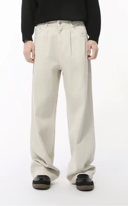 STRAIGHT CUT DENIM | WHITE