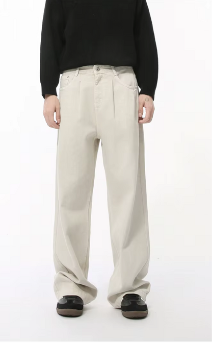 STRAIGHT CUT DENIM | WHITE