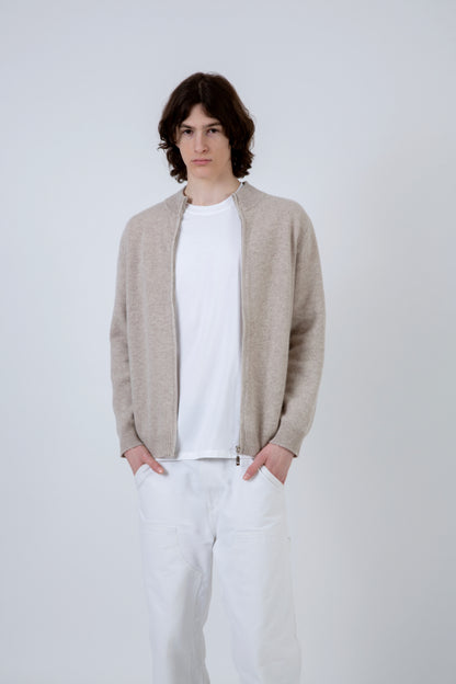 MERINO SPRING CARDIGAN | BEIGE