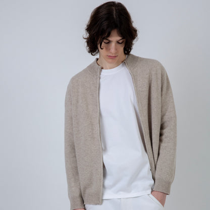 MERINO SPRING CARDIGAN | BEIGE
