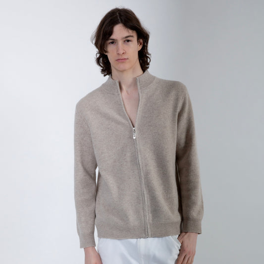 MERINO SPRING CARDIGAN | BEIGE