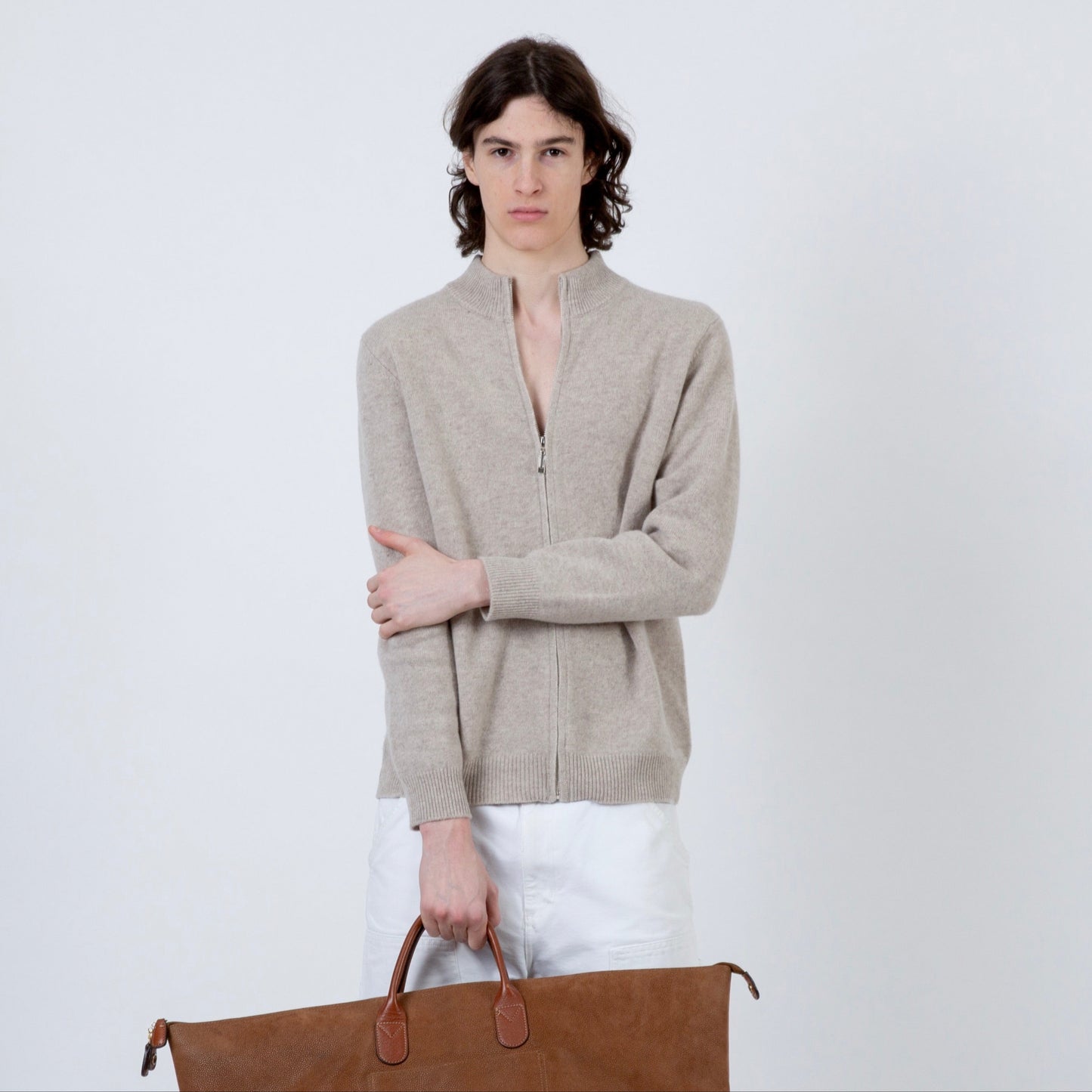 MERINO SPRING CARDIGAN | BEIGE