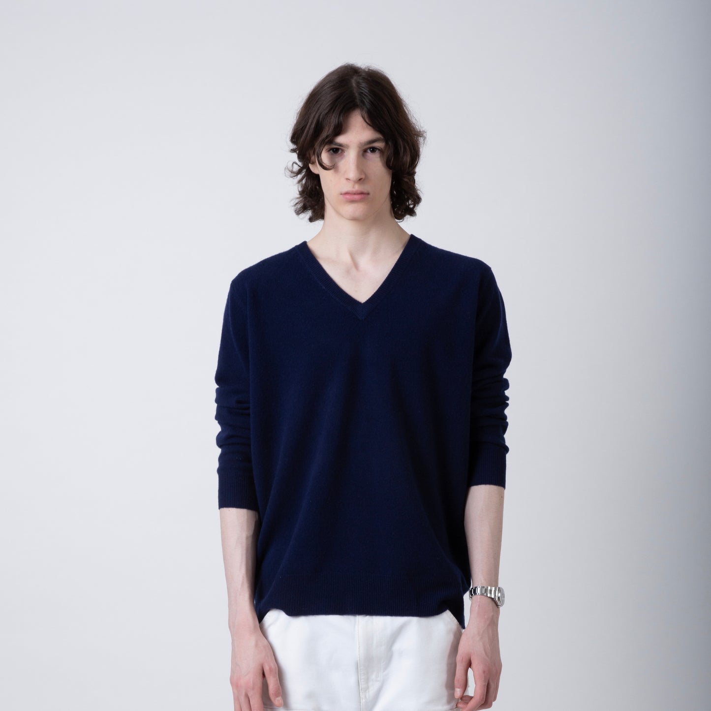 MERINO WOOL SWEATER | NAVY