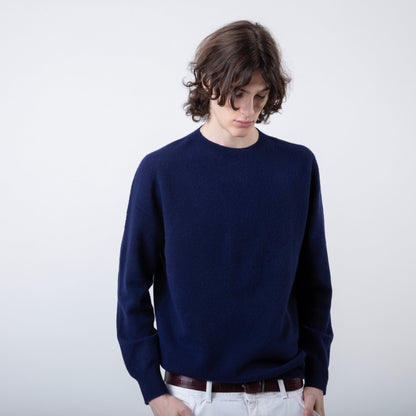 MERINO WOOL SWEATER | NAVY
