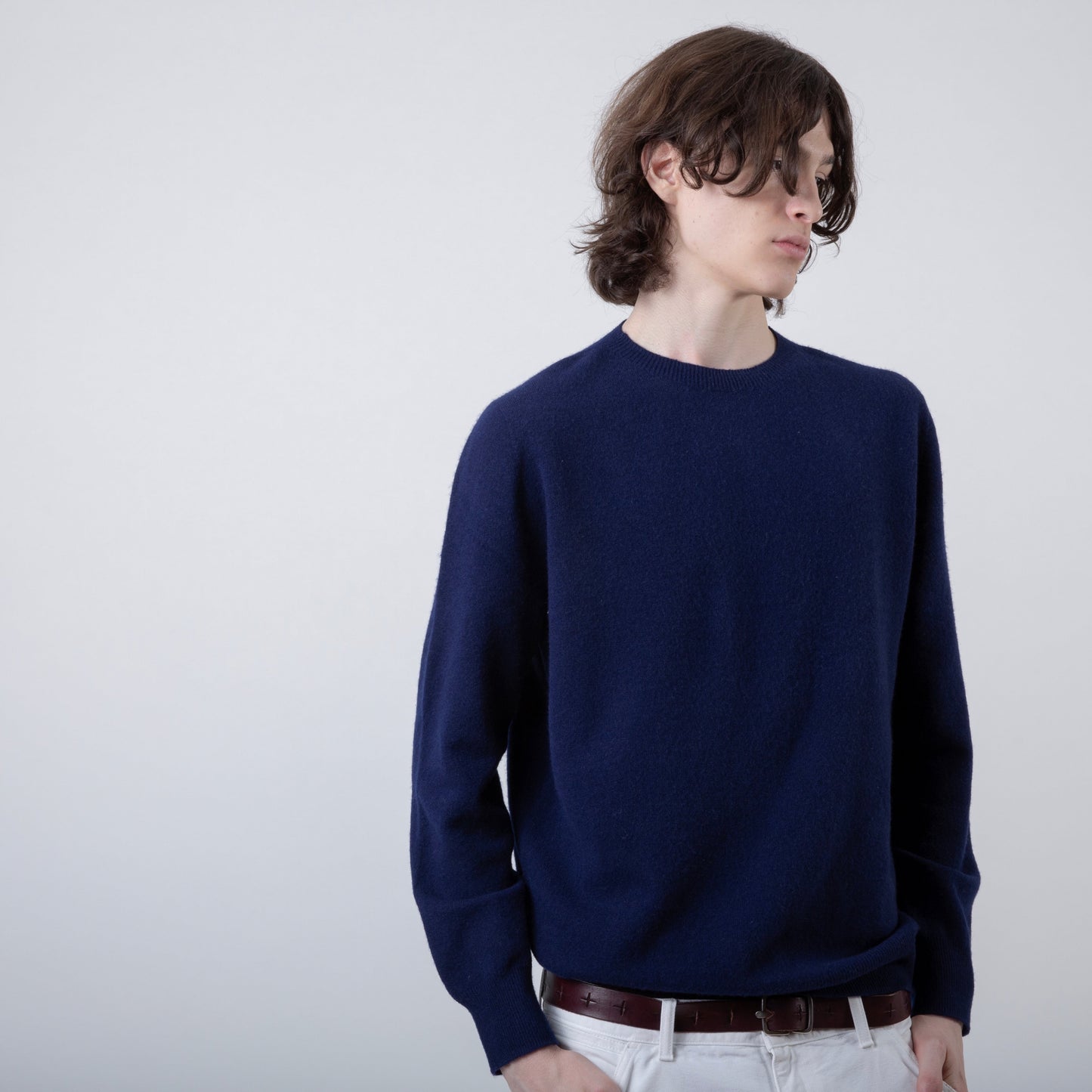 MERINO WOOL SWEATER | NAVY