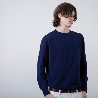 MERINO WOOL SWEATER | NAVY
