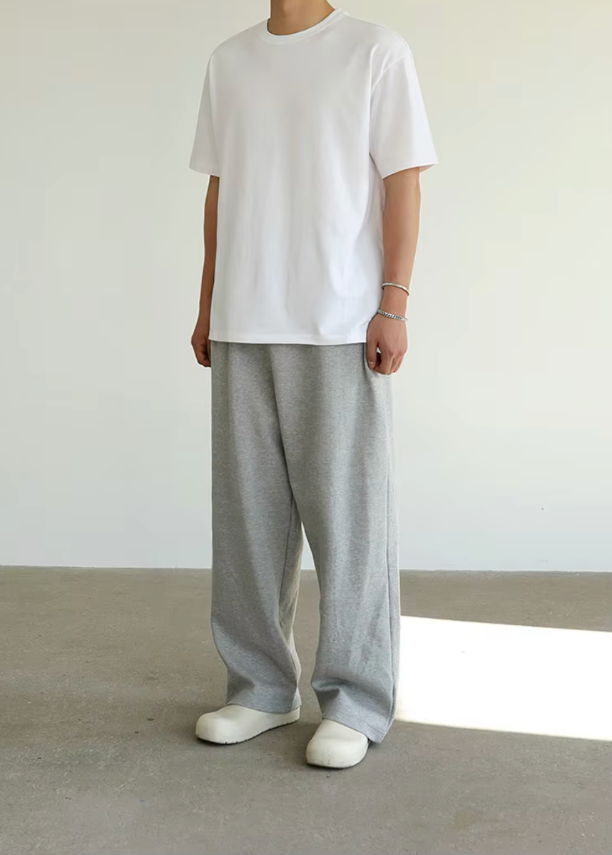 STRAIGHT CENERE JOGGERS | GREY