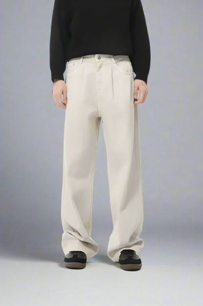 STRAIGHT CUT DENIM | WHITE