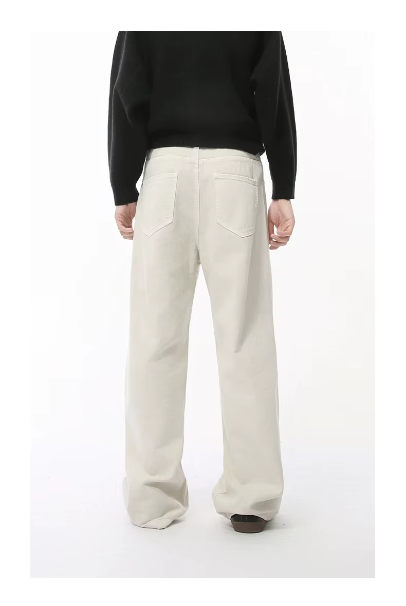 STRAIGHT CUT DENIM | WHITE