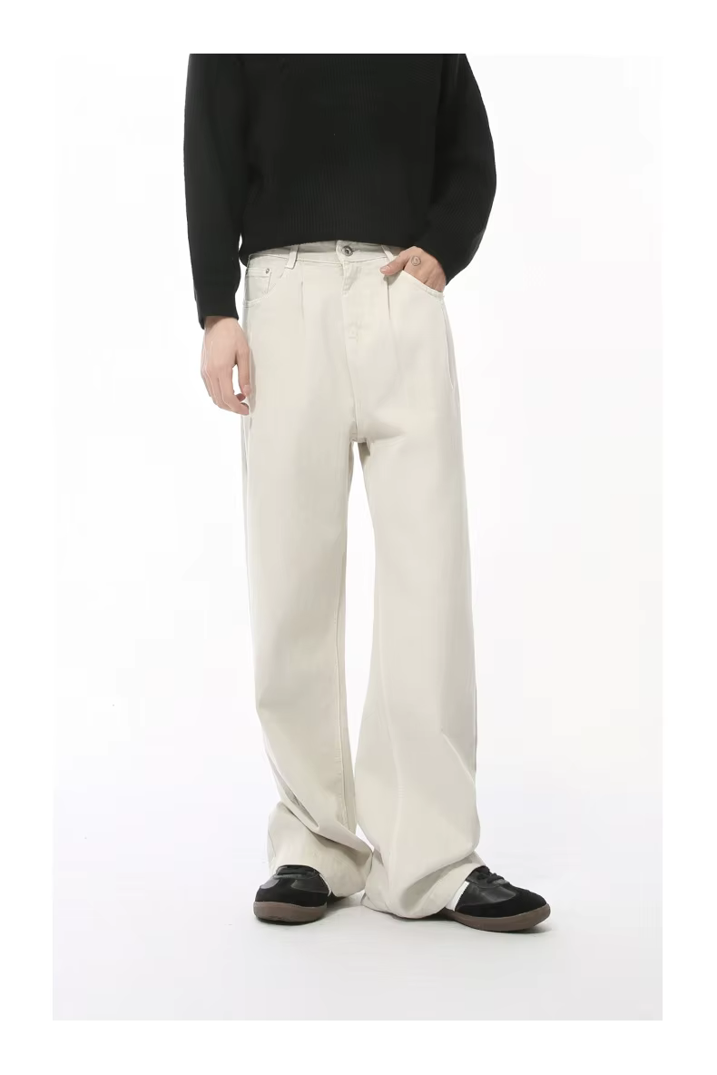 STRAIGHT CUT DENIM | WHITE