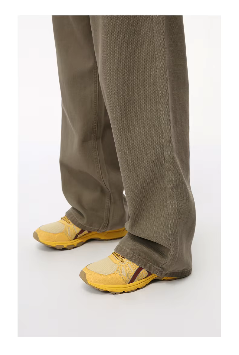 STRAIGHT-LEG DENIM | KAKI