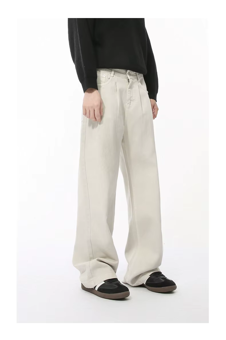 STRAIGHT CUT DENIM | WHITE