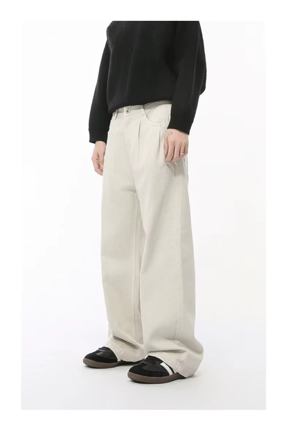 STRAIGHT CUT DENIM | WHITE